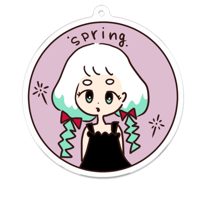 アクリルキーホルダー - 70 x 70 (mm)