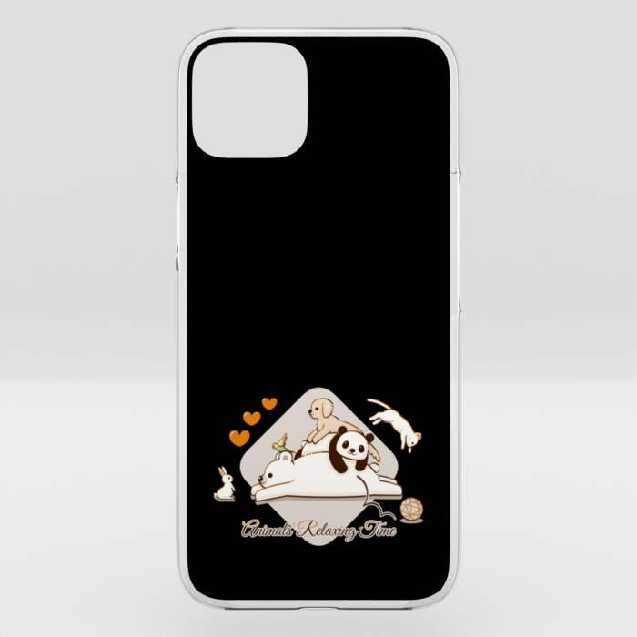 クリアiPhoneケース　黒色　iPhone 15Plus