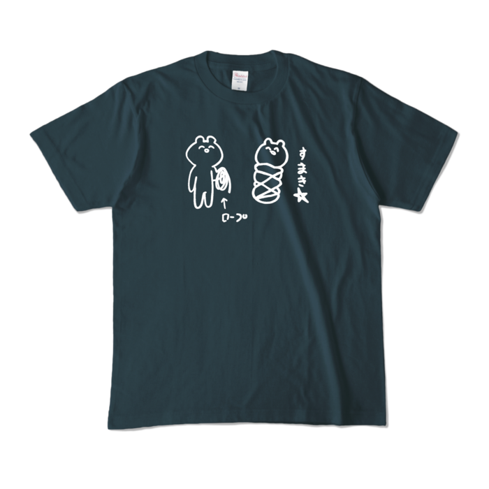 カラーTシャツ - M - デニム (濃色)