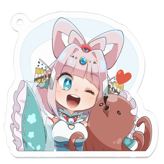 アクリルキーホルダー - 50 x 50 (mm)