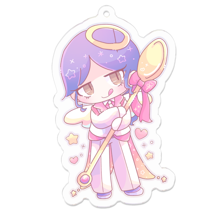 アクリルキーホルダー - 70 x 70 (mm)