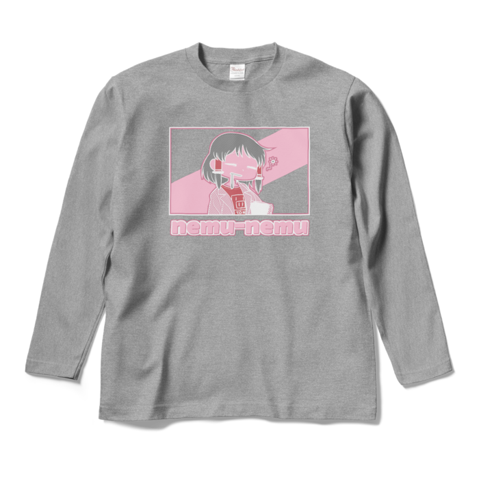 ロングスリーブTシャツ - M - 杢グレー