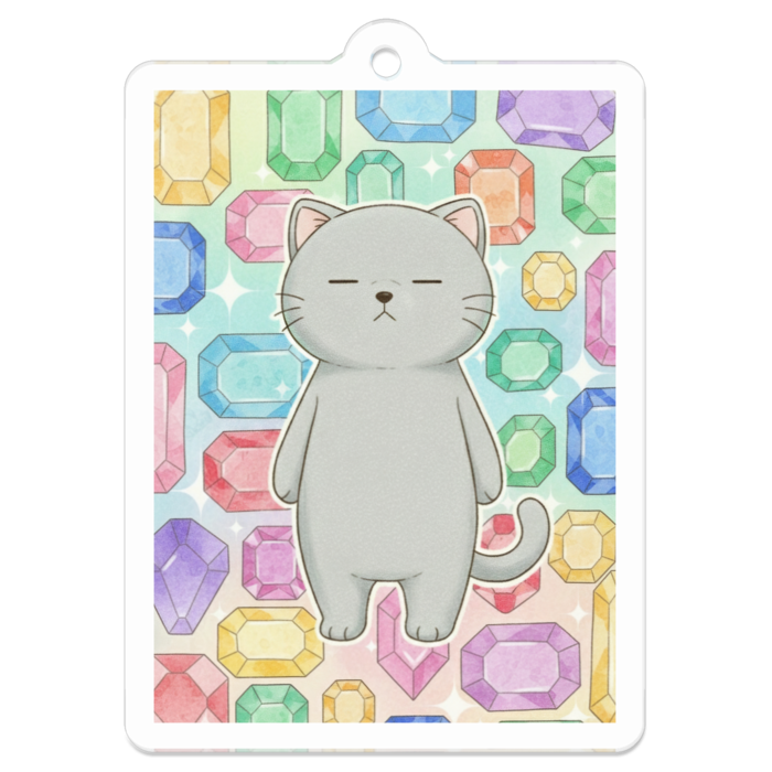 アクリルキーホルダー - 50 x 50 (mm)