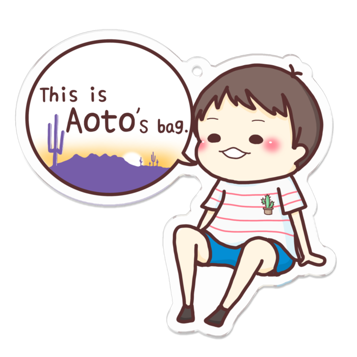 アクリルキーホルダー - 70 x 70 (mm)