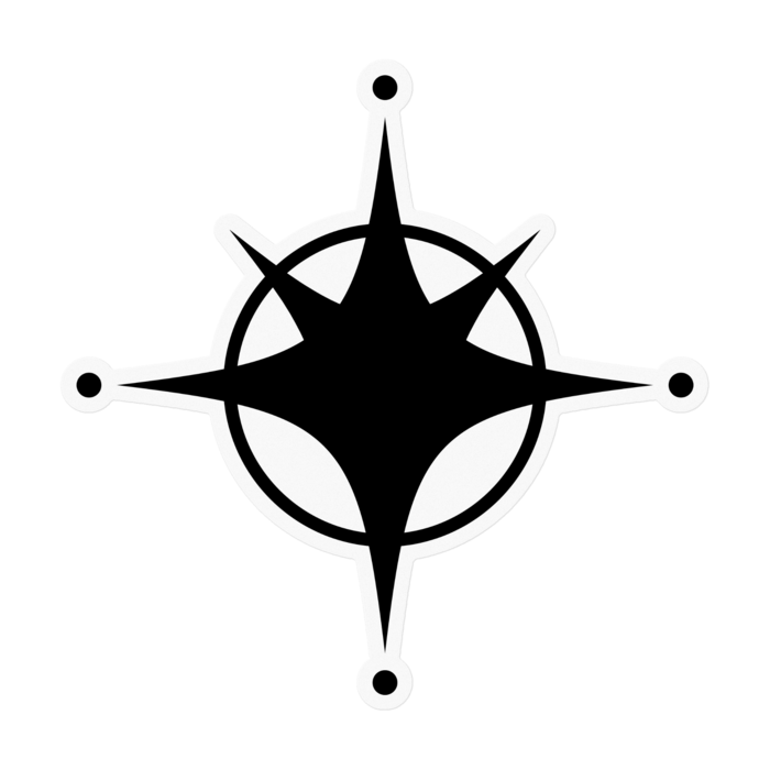 ステッカー - 100 x 100 (mm) - クリア