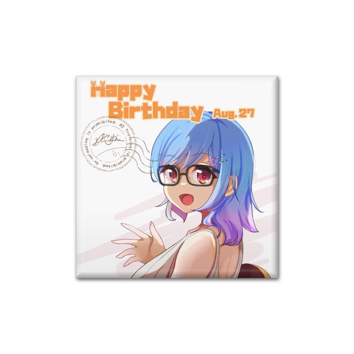 缶バッジ - 四角形40mm