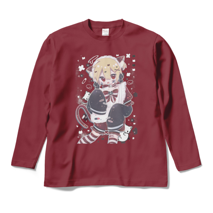 ロングスリーブTシャツ - M - バーガンディ