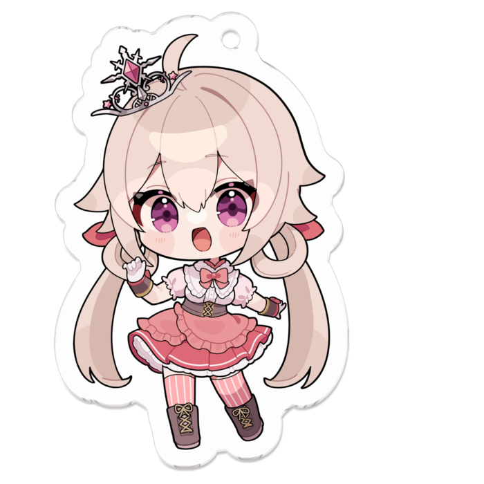 アクリルキーホルダー - 50 x 50 (mm)