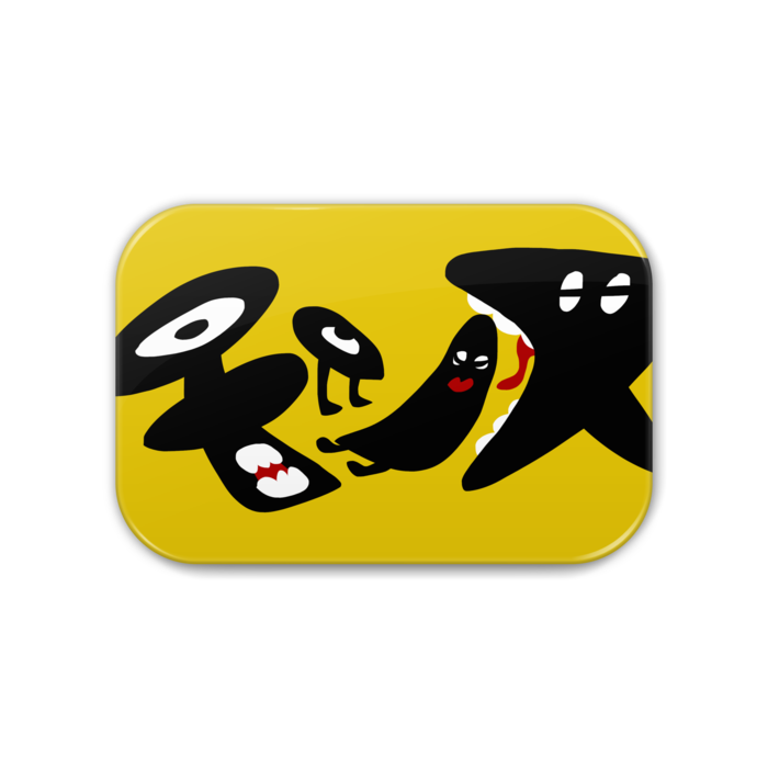 缶バッジ - 角丸 76x51mm