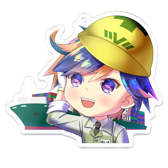 アクリルキーホルダー（コーティング） - 70 x 70 (mm)
