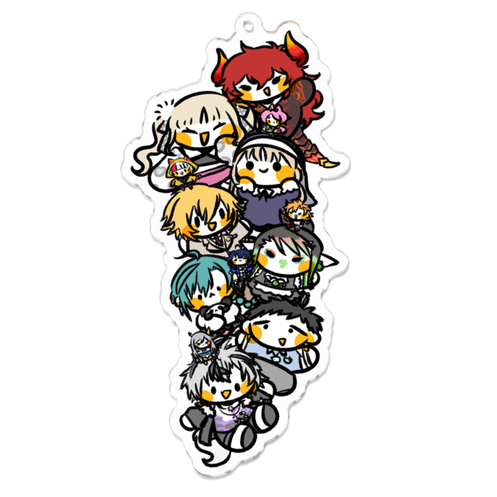 アクリルキーホルダー - 100 x 100 (mm)