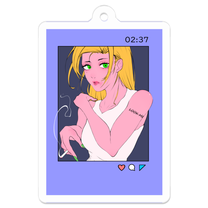 アクリルキーホルダー - 50 x 50 (mm)