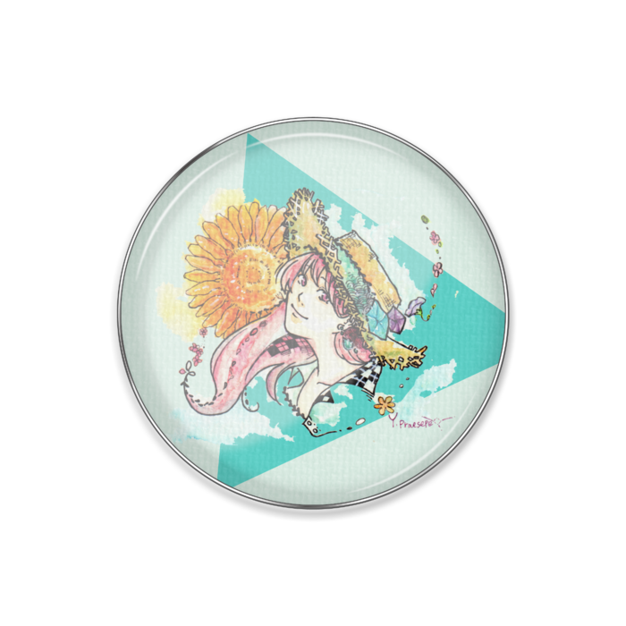 ピンバッジ【陽葵】 - 丸形25mm