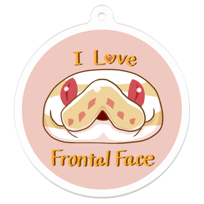 ボールパイソン正面顔愛し隊アクリルキーホルダー（全6種） - Frontal ☆ Face - BOOTH