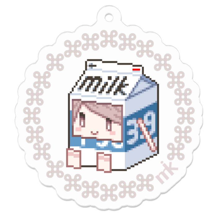 アクリルキーホルダー - 50 x 50 (mm)