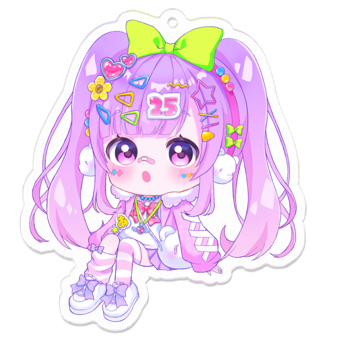 アクリルキーホルダー - 70 x 70 (mm)