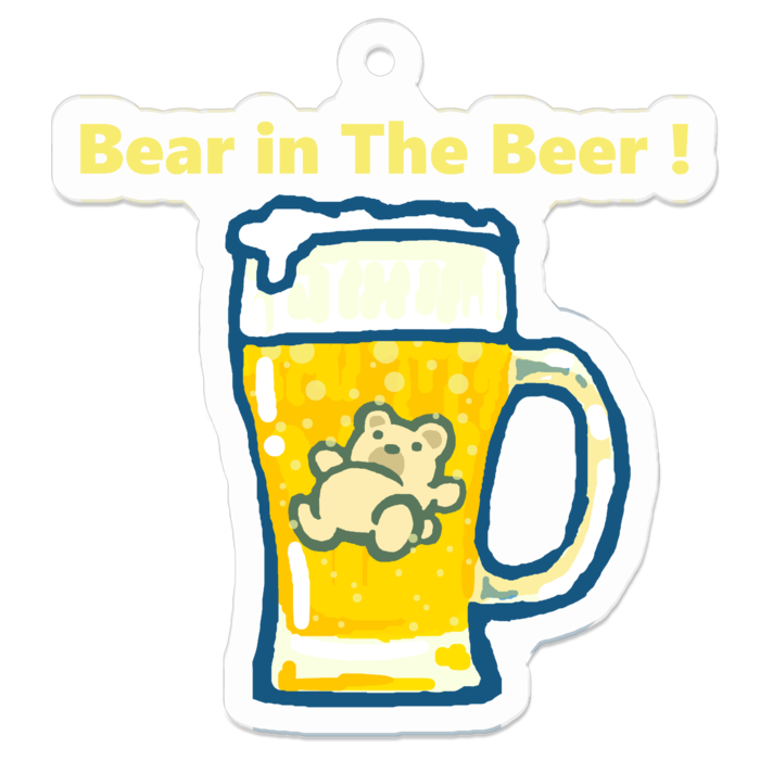 アクリルキーホルダー(コーティング) - 50 x 50 (mm)