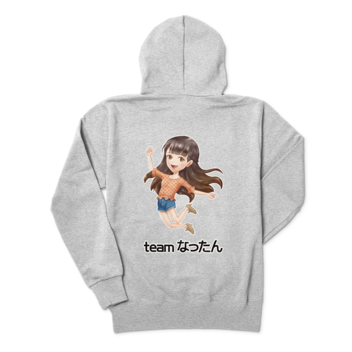 ジップパーカー - M - 背面