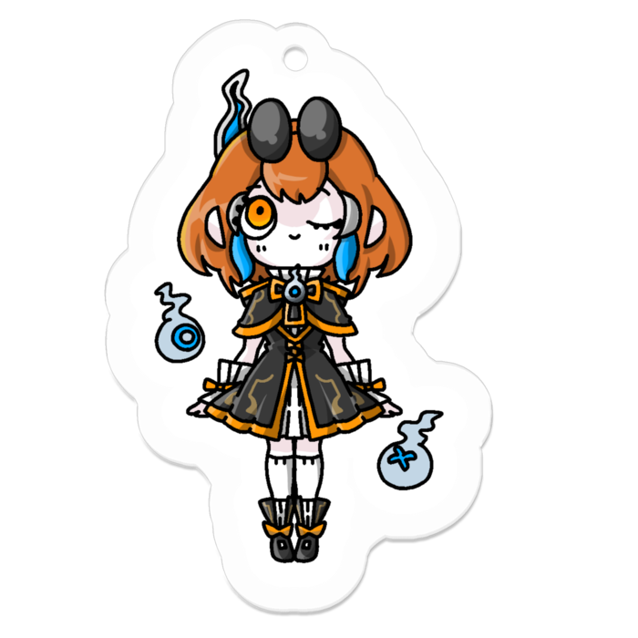 アクリルキーホルダー - 50 x 50 (mm)