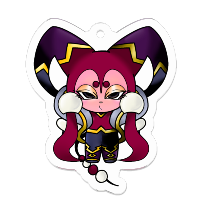 アクリルキーホルダー（コーティング） - 50 x 50 (mm)