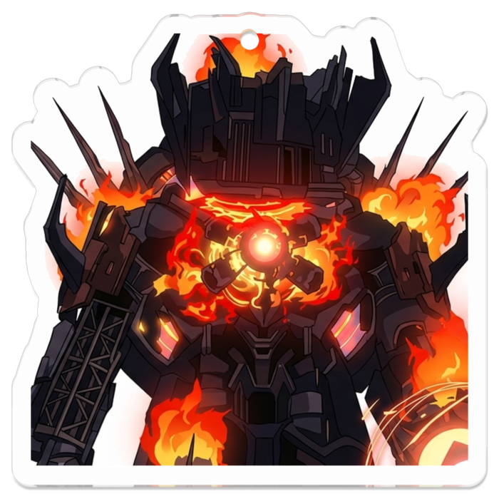 アクリルキーホルダー - 50 x 50 (mm)