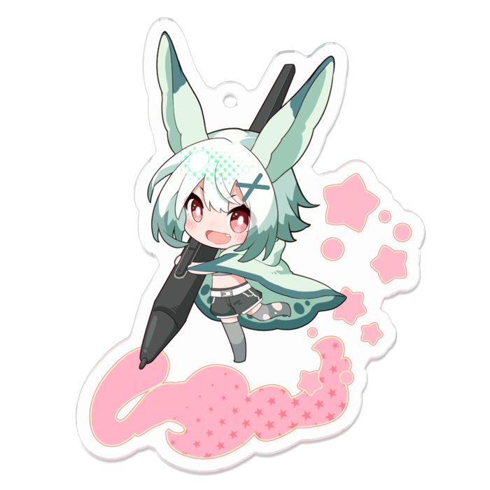 アクリルキーホルダー - 70 x 70 (mm)