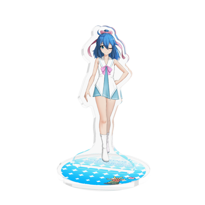 軽装私服アクリルフィギュア - 70x70mm