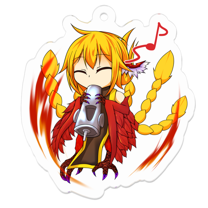 アクリルキーホルダー - 50 x 50 (mm)