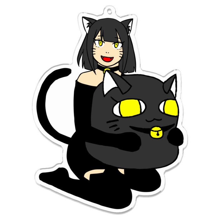 アクリルキーホルダー - 100 x 100 (mm)