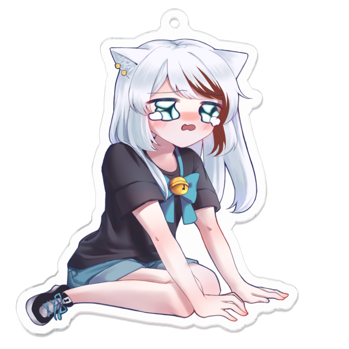 アクリルキーホルダー（コーティング） - 70 x 70 (mm)