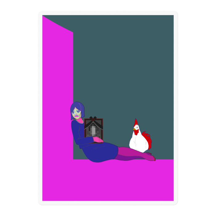 ステッカー - 100 x 100 (mm)(5)