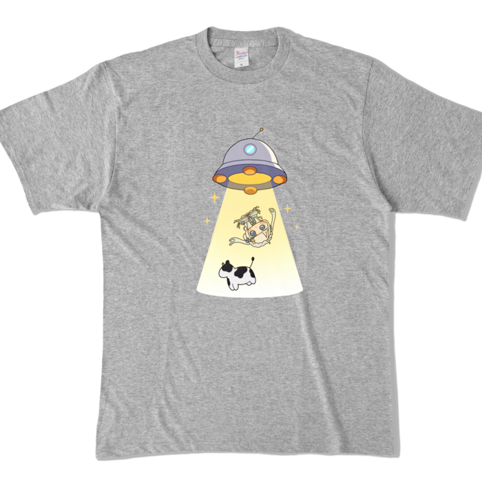 カラーTシャツ - XL - 杢グレー (濃色)