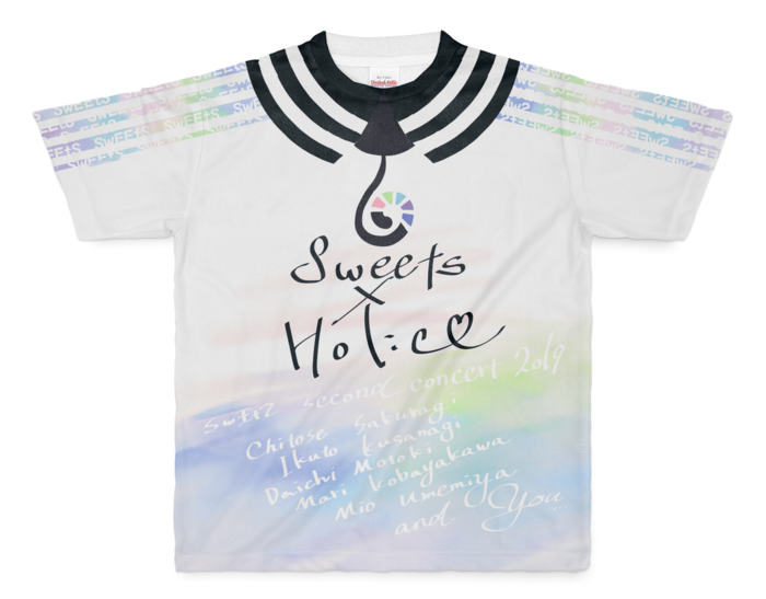 フルグラフィックTシャツ - M - 正面印刷のみ