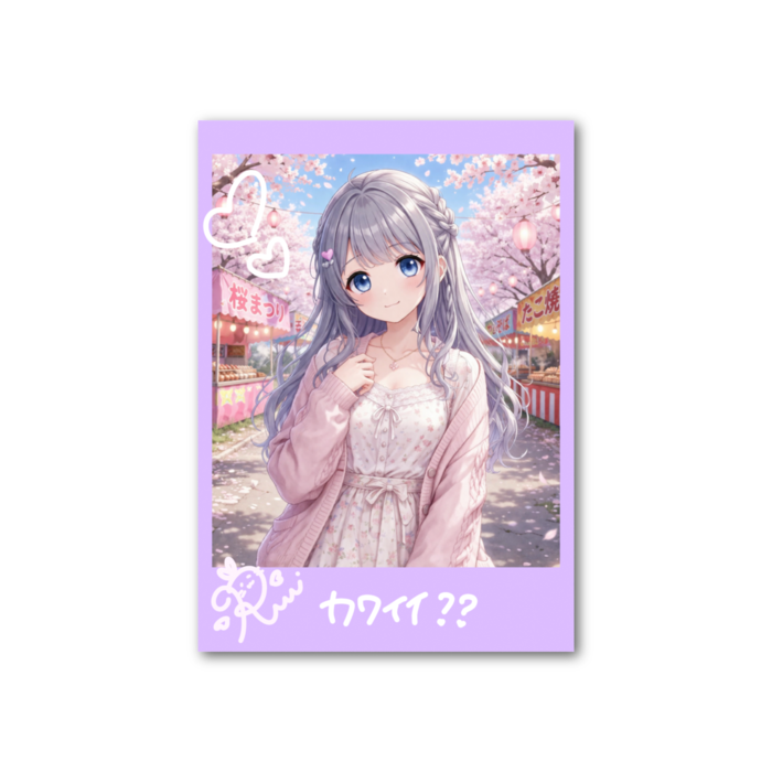 フォト風カード - 縦 - 片面(5)