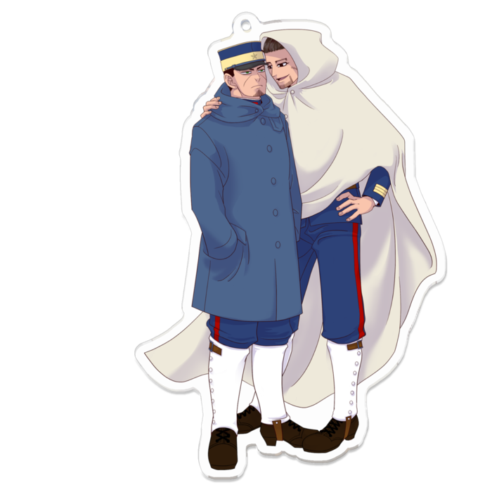 アクリルキーホルダー（コーティング） - 100 x 100 (mm)