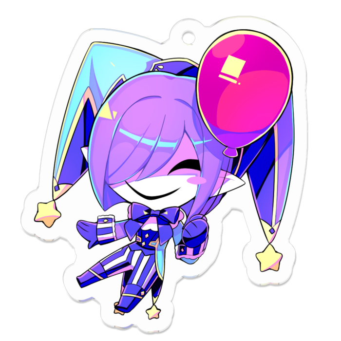 アクリルキーホルダー - 50 x 50 (mm)
