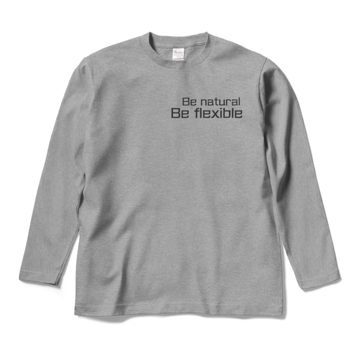 ロングスリーブTシャツ - M - 杢グレー