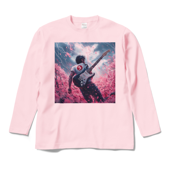 ロングスリーブTシャツ - M - ライトピンク