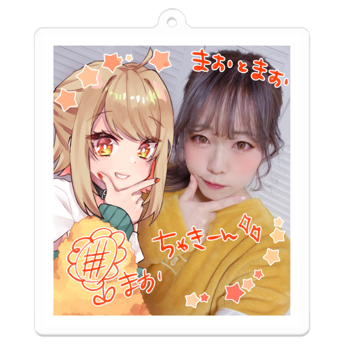 アクリルキーホルダー - 70 x 70 (mm)