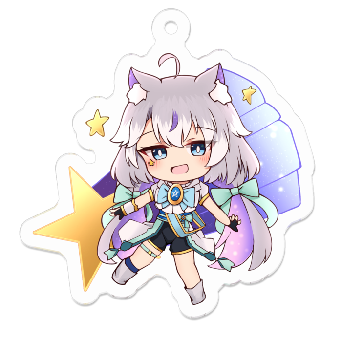 アクリルキーホルダー - 50 x 50 (mm)