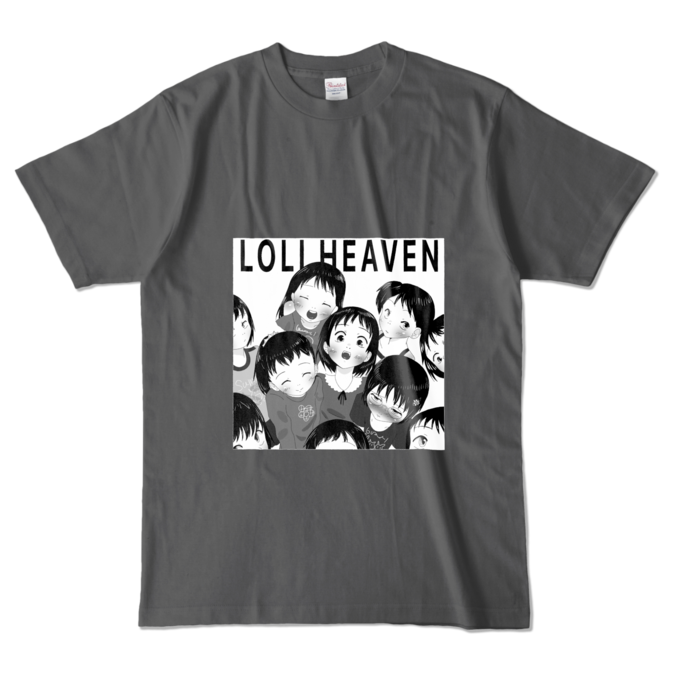 カラーTシャツ - L - チャコール (濃色)