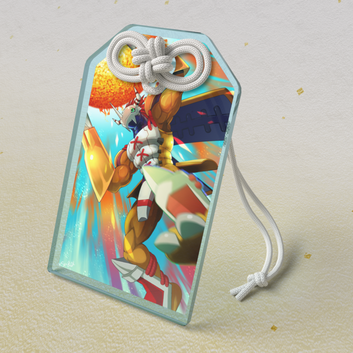 ウォーグレイモン/アクリルお守り