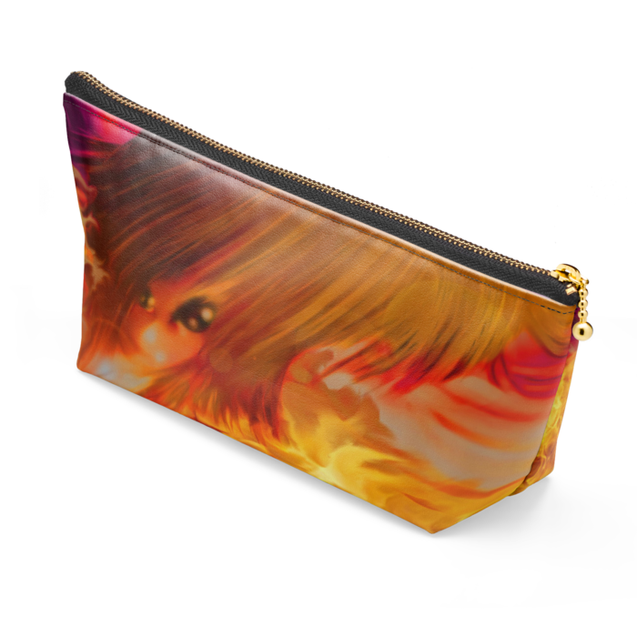 ポーチ - 長さ21.5cm / 高さ10cm - ブラック