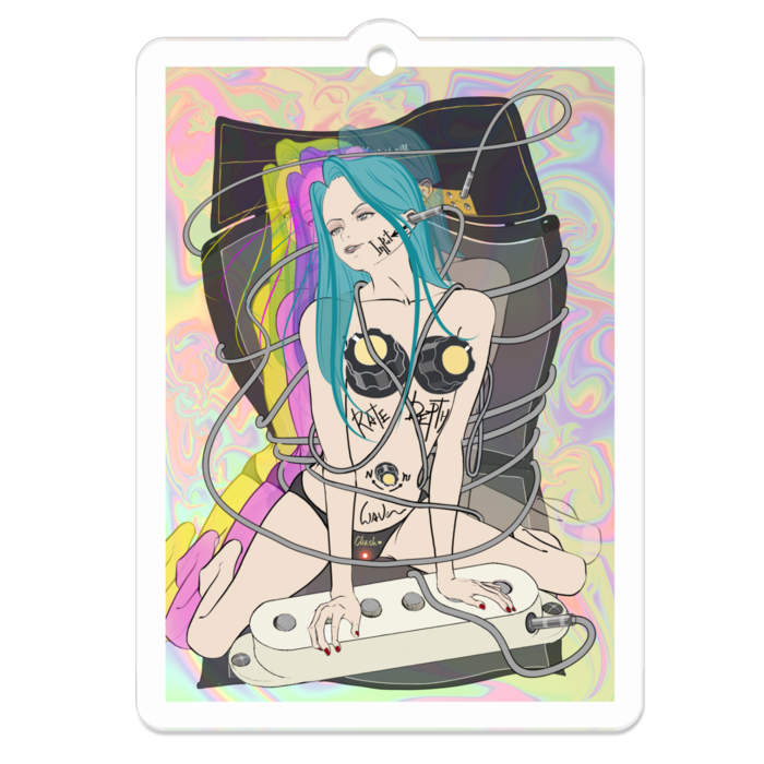 アクリルキーホルダー - 50 x 50 (mm)