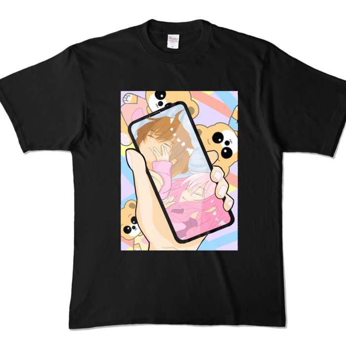 カラーTシャツ - XL - ブラック (濃色)