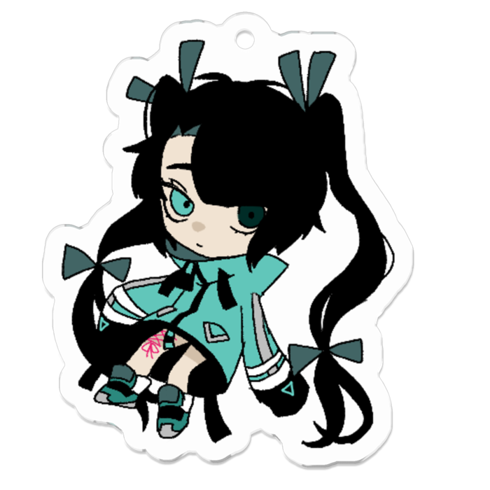 アクリルキーホルダー - 50 x 50 (mm)