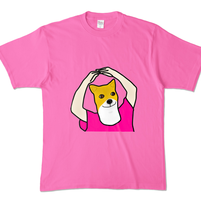 カラーTシャツ - XL - ピンク (濃色)