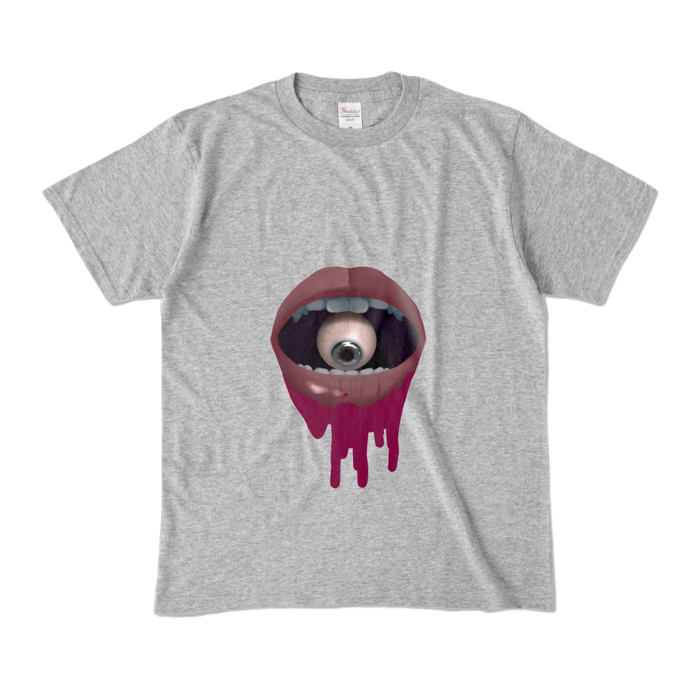 カラーTシャツ - M - 杢グレー (濃色)