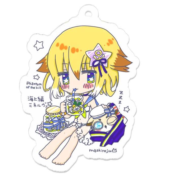 アクリルキーホルダー - 50 x 50 (mm)