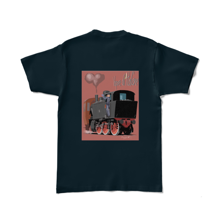 カラーTシャツ - L - ネイビー (濃色)